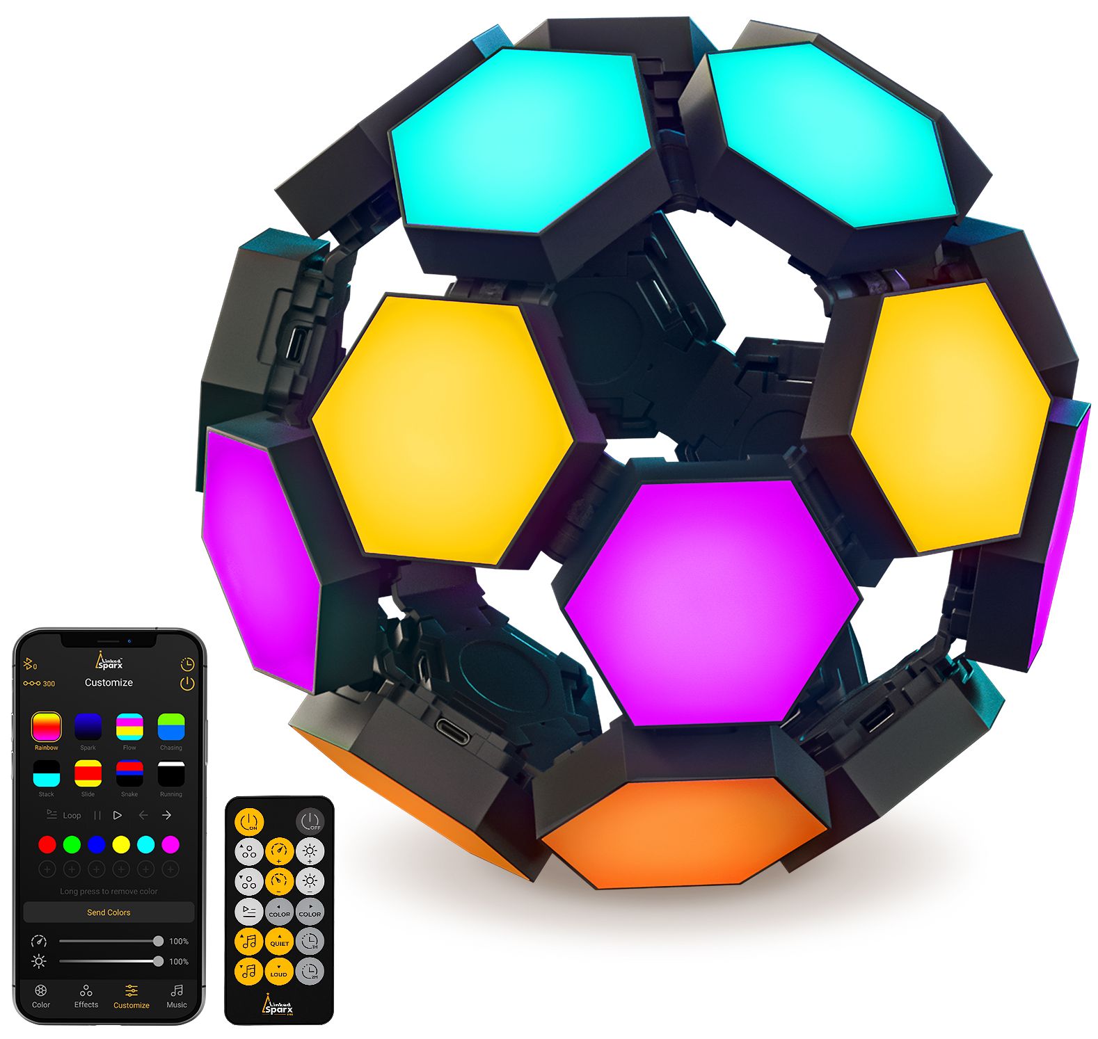 Бренд Светодиодные панели SYRO Bricks Sphere Kit, 20 шт