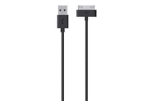 Кабель USB 2.0 на 30-pin черный