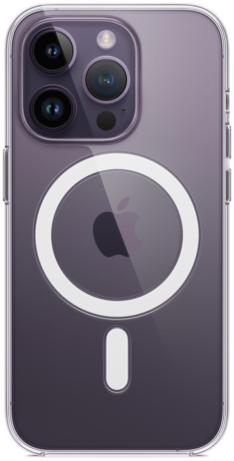 

Apple Чехол MagSafe для iPhone 14 Pro, поликарбонат, прозрачный