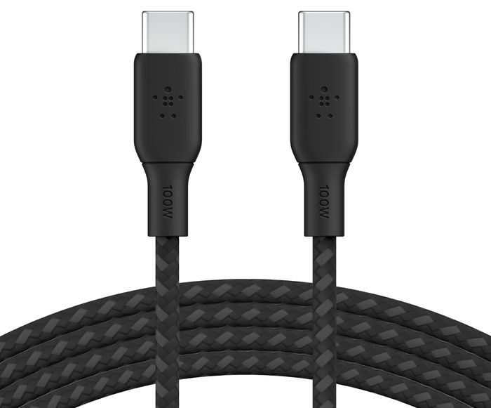 Кабель Belkin Boost Charge Braided USB-C - USB-C, 2 м, нейлон, черный Вид№5