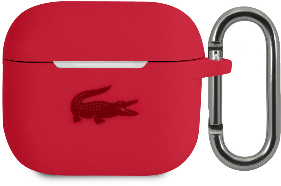 

Lacoste Чехол для AirPods 3, силикон, красный