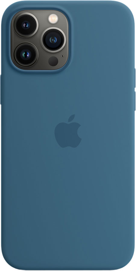 фото Чехол magsafe для iphone 13 pro max, силикон, «полярная лазурь» apple