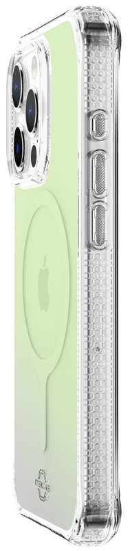 Чехол Itskins HYBRID R IRIDESCENT MagSafe для iPhone 15 Pro, зеленый AP5X-HMAUM-IRGN - фото 4