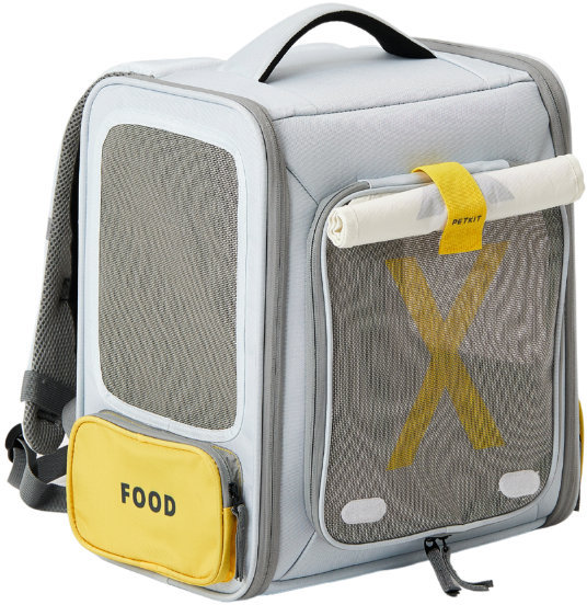 Рюкзак-переноска Petkit X ZONE для кошек и собак, желтый Фото-2
