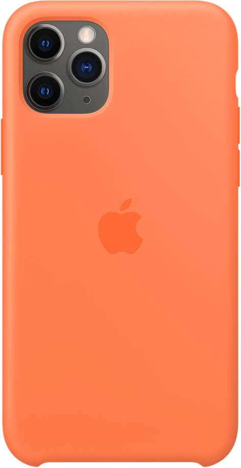 Чехол для iPhone 11 Pro, силикон, «оранжевый витамин»