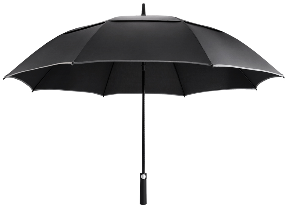 Зонт автоматический двухслойный Ninetygo Double-Layer Windproof Golf Umbrella, Черный
