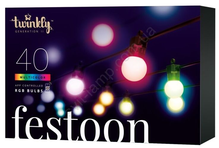 Бренд Гирлянда Twinkly Festoon 40 LED, 20 м