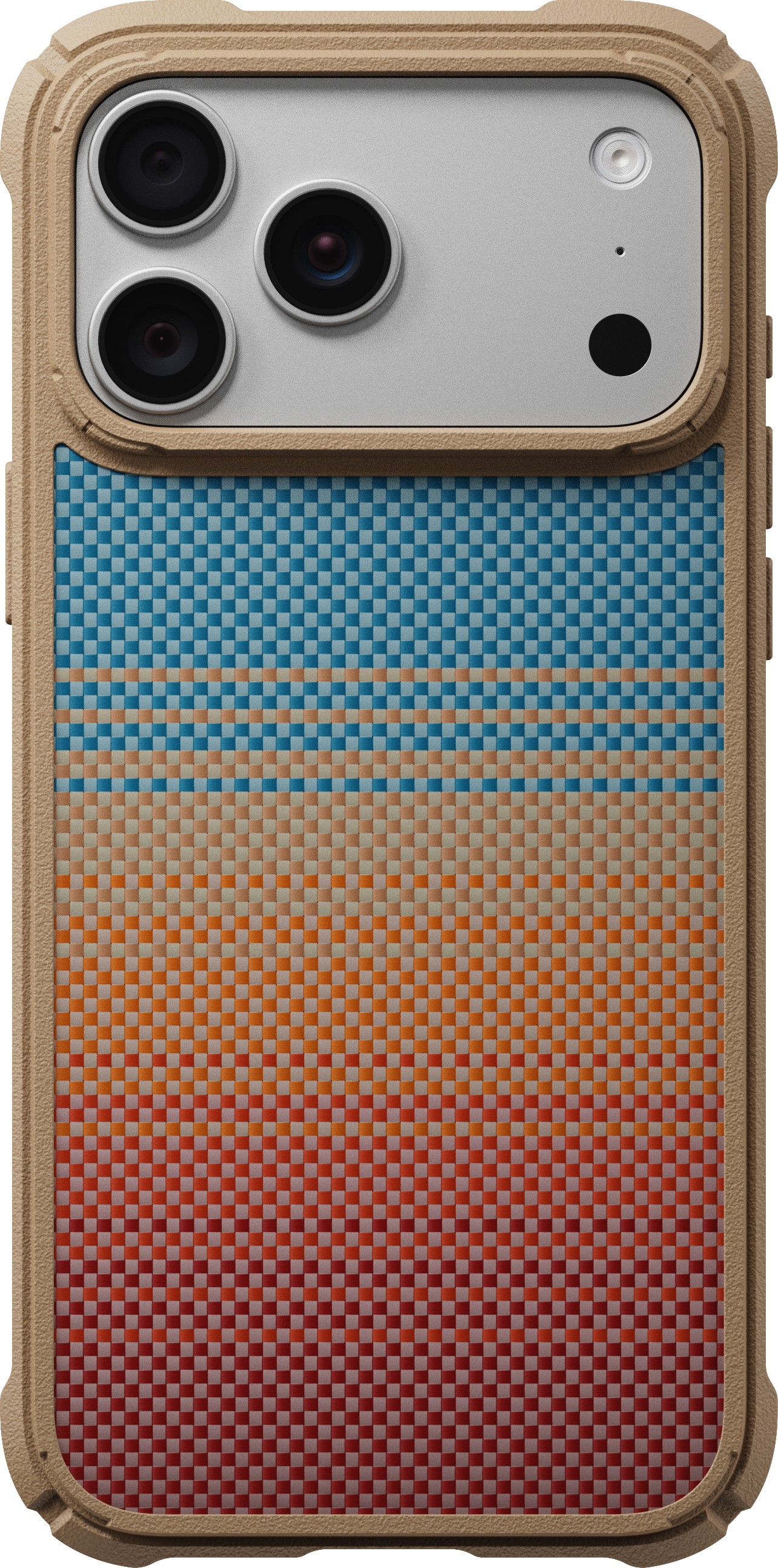 Чехол Pitaka Sunset 2.0 Cairn Case для iPhone 18 Pro Max, синий + коричневый