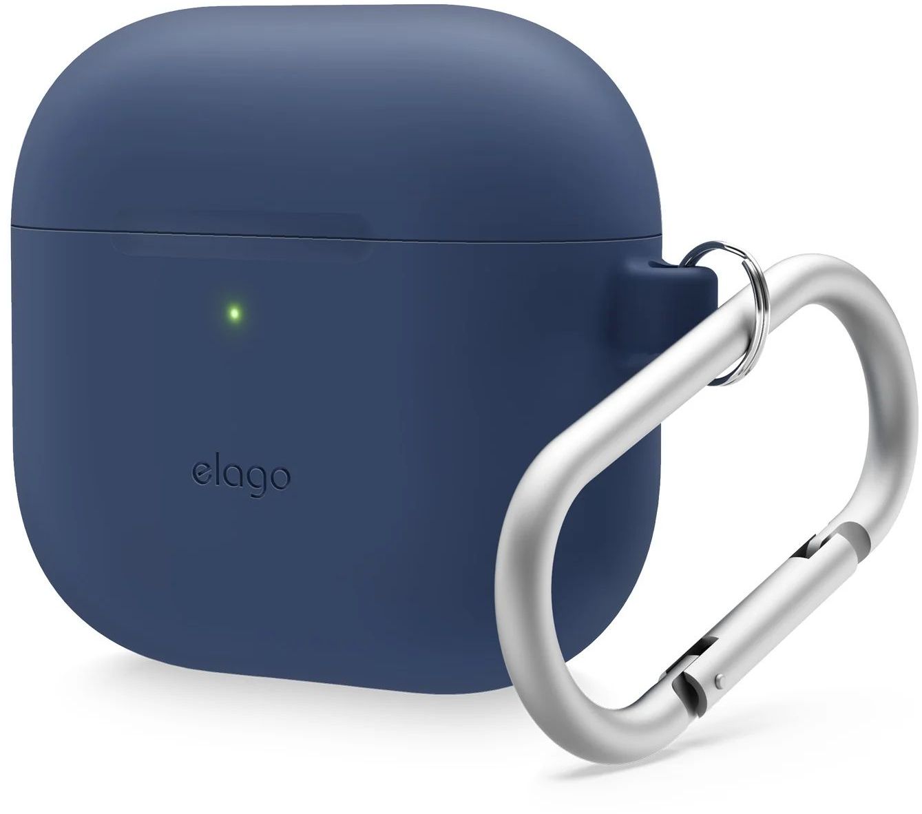 

Чехол Elago Silicone Hang для AirPods 4, силикон, синий, Чехол Silicone Hang для AirPods 4, силикон, синий