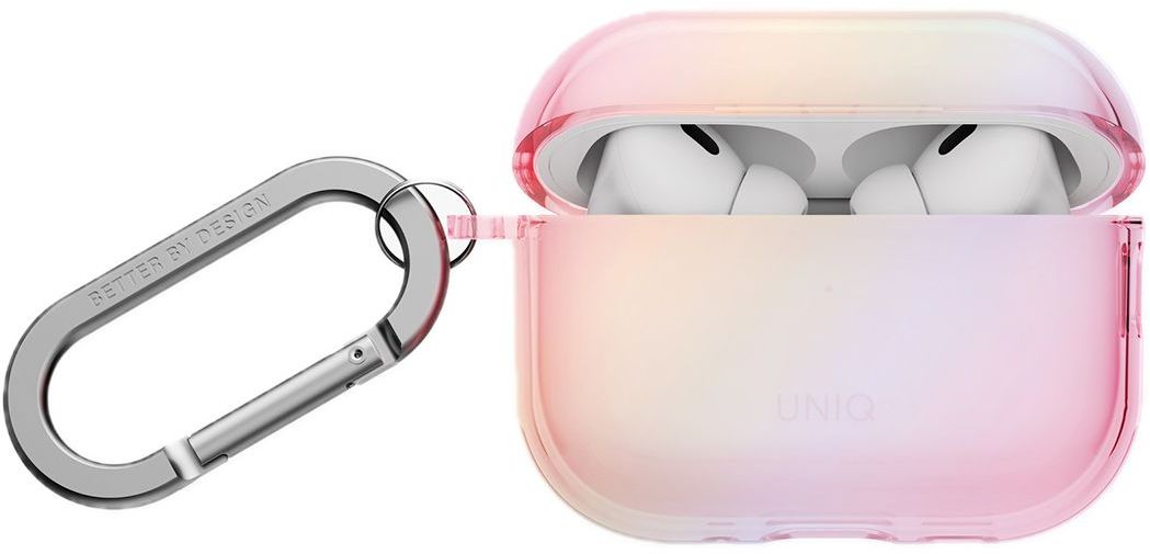 

Чехол Uniq Iridescia для AirPods Pro 3, Pink Prism, розовый, Чехол Iridescia для AirPods Pro 3, Pink Prism, розовый