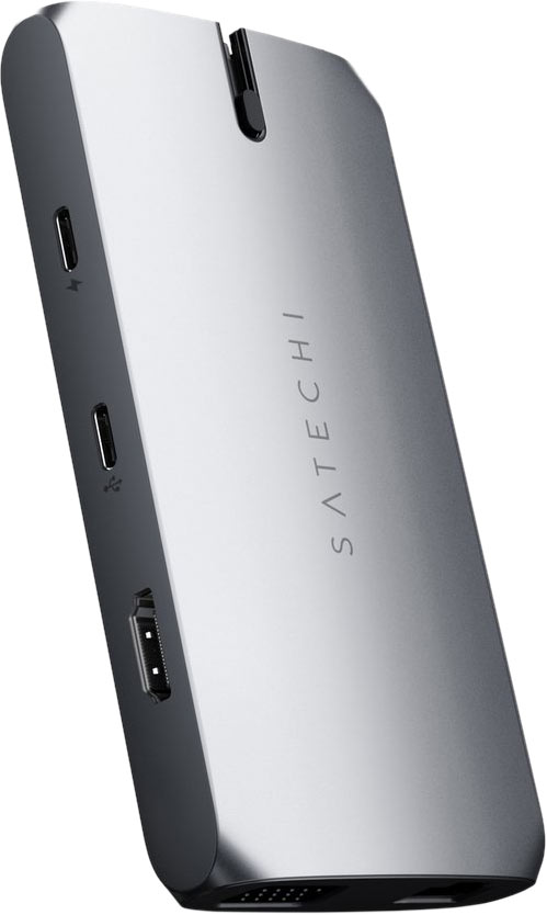 

Адаптер Satechi USB-C On-the-Go Multiport Adapter, «серый космос», Адаптер USB-C On-the-Go Multiport Adapter, «серый космос»