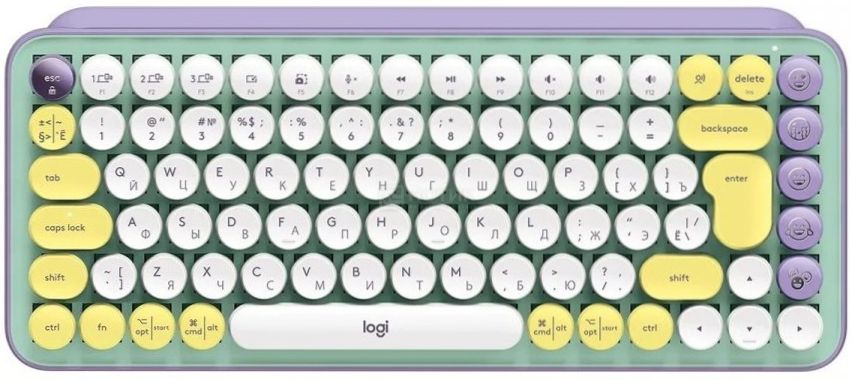 Клавиатура Logitech Pop Keys, мятный