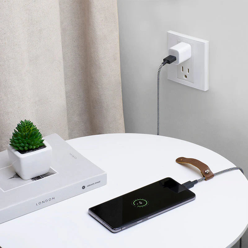 Кабель Native Union Belt Cable USB-A - USB-С, 3 м, нейлон, зебра Фото-5