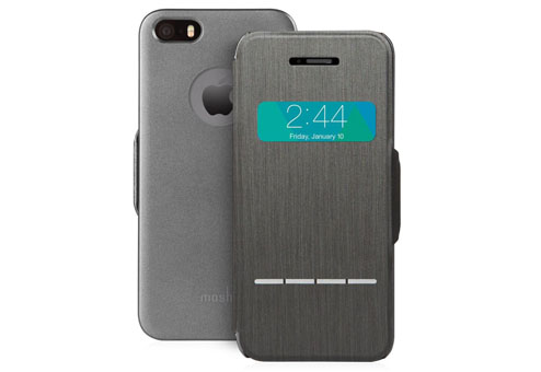 Бренд Чехол Moshi SenseCover для iPhone 5/5s графит