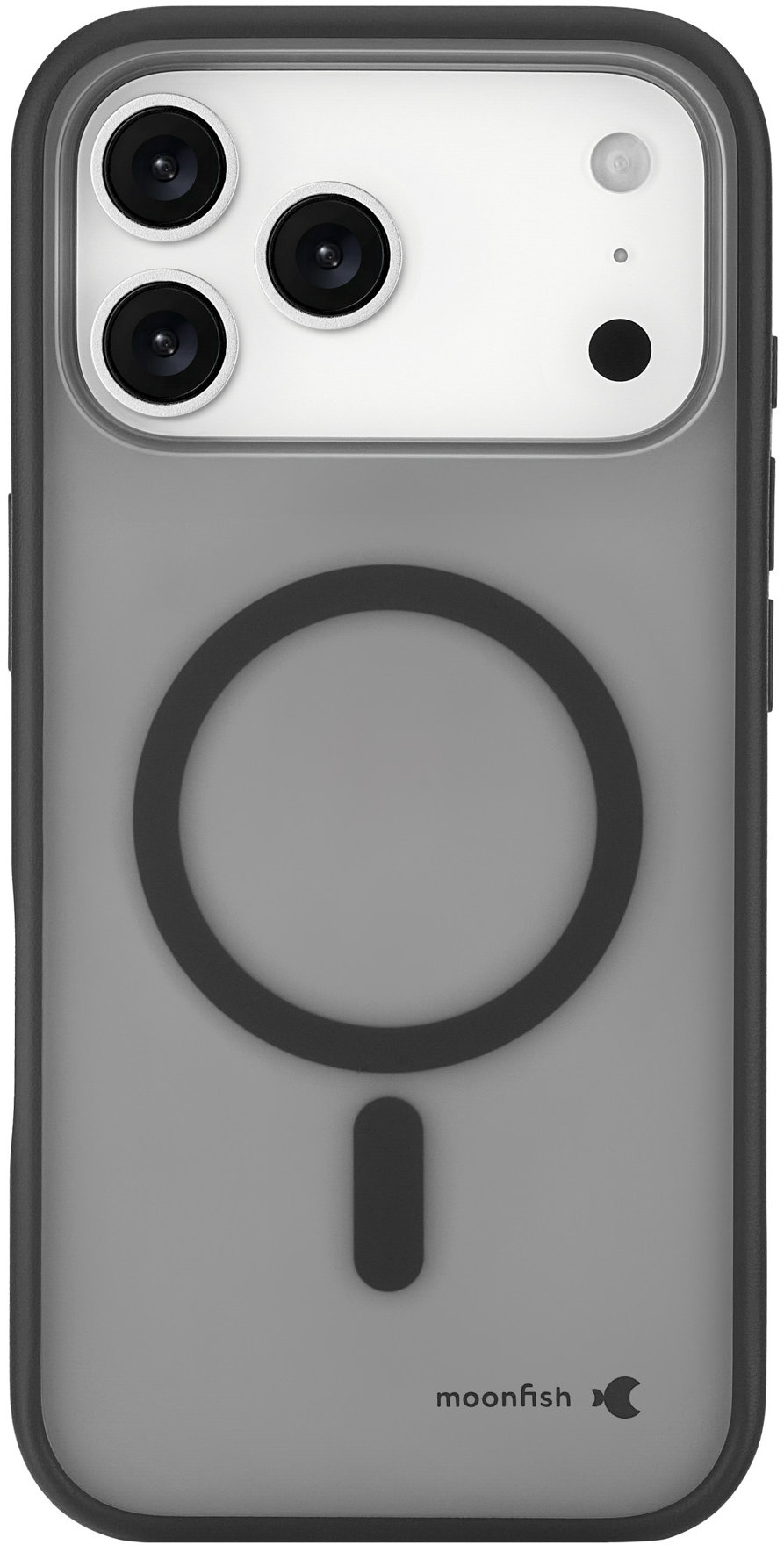 

Чехол moonfish MagSafe для iPhone 17 Pro Max, матовый, черный, Чехол MagSafe для iPhone 17 Pro Max, матовый, черный