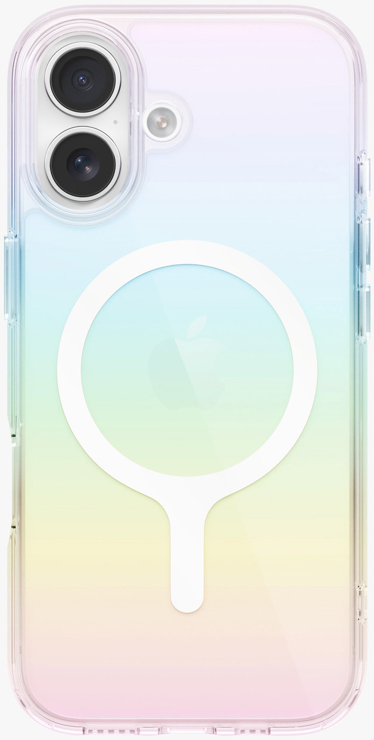 

Чехол Uniq Iridescia Holo Quartz Magsafe для iPhone 17, радужный, Разноцветный, Чехол Iridescia Holo Quartz Magsafe для iPhone 17, радужный