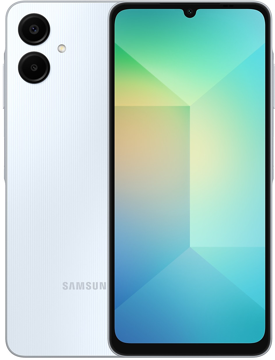 

Смартфон Samsung Galaxy A06 128Gb/4Gb, голубой, Черный, Смартфон Galaxy A06 128Gb/4Gb, голубой
