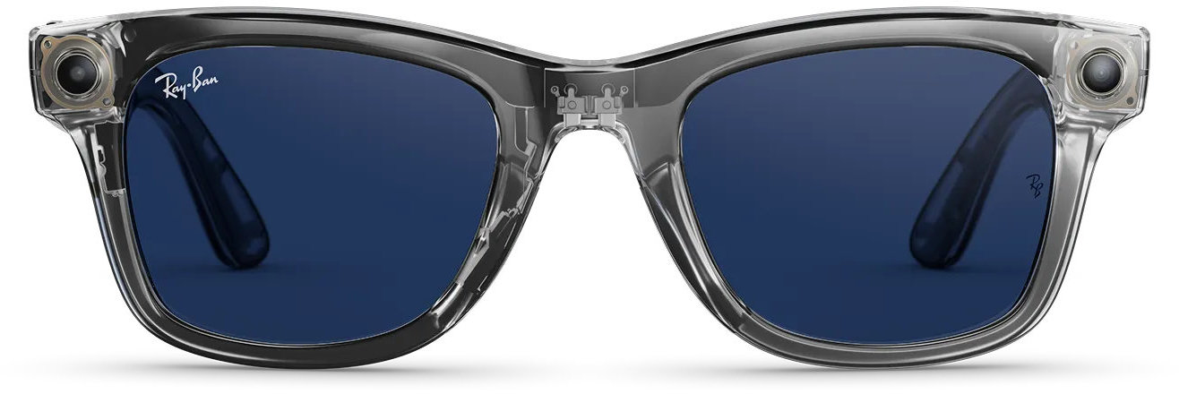 Умные очки Ray-Ban Gen 2 Wayfarer, 50, M, Sapphire Transitions, Shiny Transparent Grey