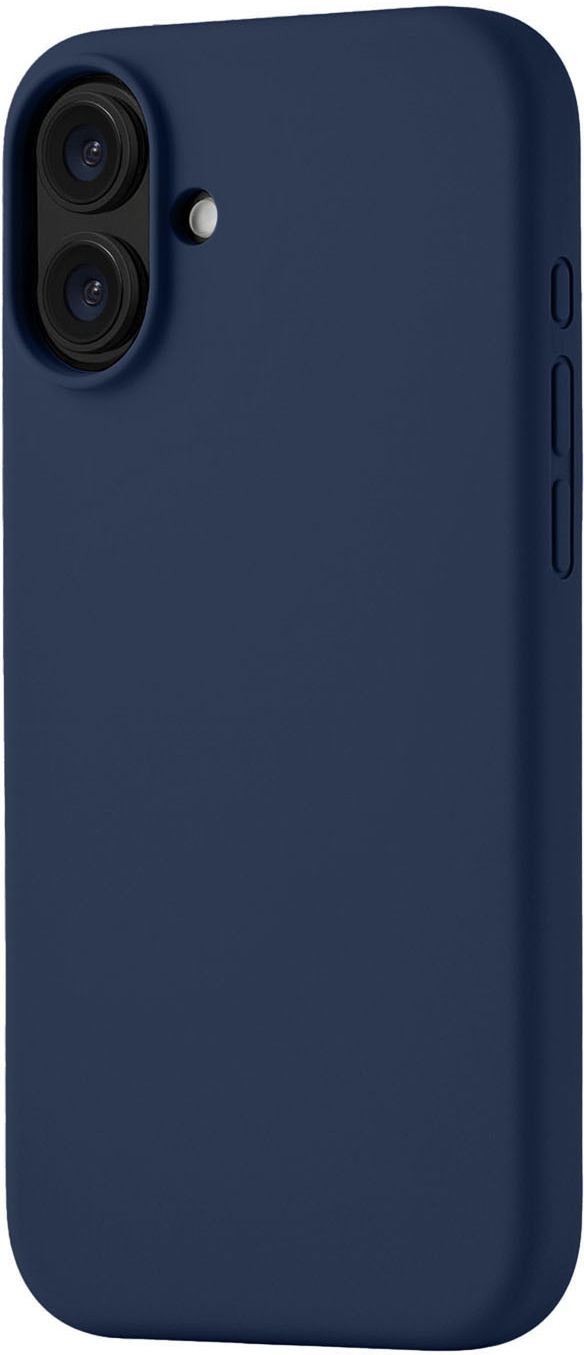 

Чехол uBear Touch Case MagSafe для iPhone 16 Plus, soft-touch, темно-синий, Чехол Touch Case MagSafe для iPhone 16 Plus, soft-touch, темно-синий