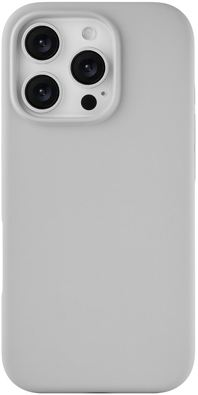 

Чехол uBear Touch Case MagSafe для iPhone 16 Pro, soft-touch, светло-серый, Чехол Touch Case MagSafe для iPhone 16 Pro, soft-touch, светло-серый