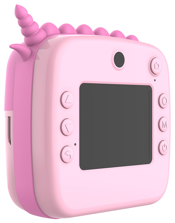 Фотопринтер детский KID JOY Print Cam, 2,4'' HD экран, 2 линзы, розовый P23 Pink - фото 2