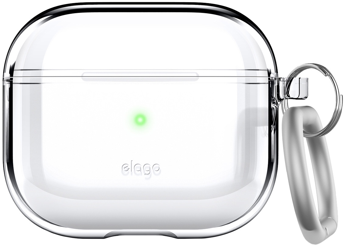 Бренд Чехол Elago Clear Hang для AirPods 3, пластик, прозрачный