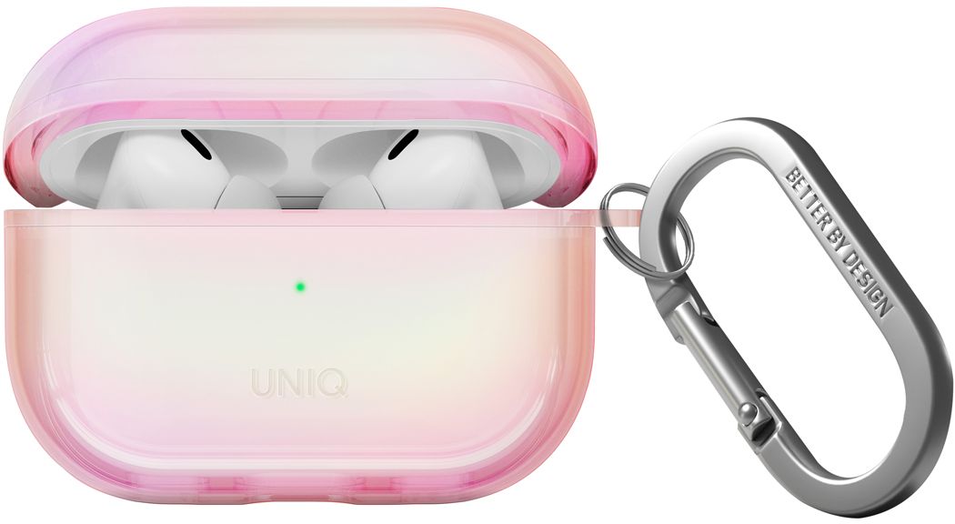 

Чехол Uniq Iridescia для AirPods Pro 2, Pink Prism, розовый, Светло-розовый, Чехол Iridescia для AirPods Pro 2, Pink Prism, розовый