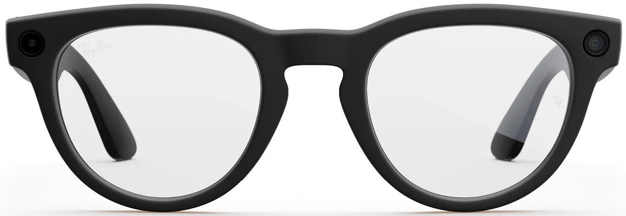 Умные очки Ray-Ban Gen 2 Headliner High Bridge Clear, Matte Black