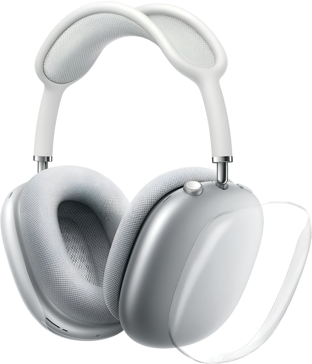 

Чехол moonfish для AirPods Max, пластик, прозрачный, Чехол для AirPods Max, пластик, прозрачный