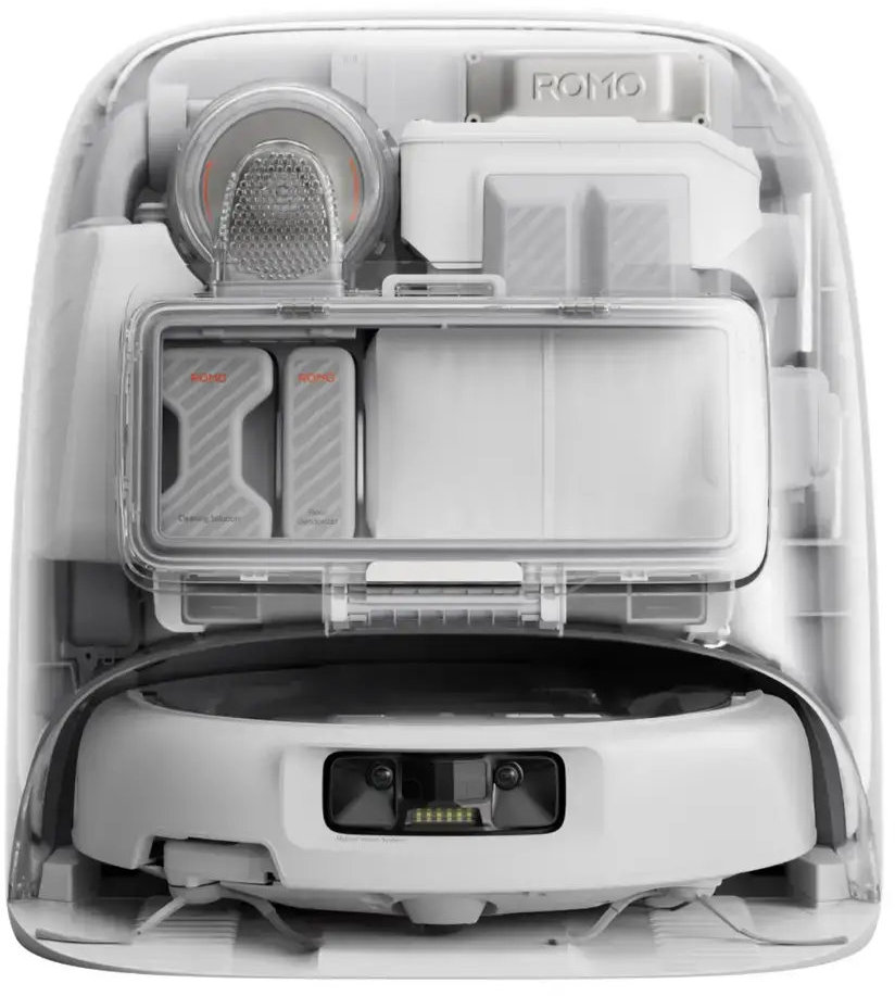 

Робот-пылесос DJI Romo P Water Tank, Серый, Робот-пылесос Romo P Water Tank