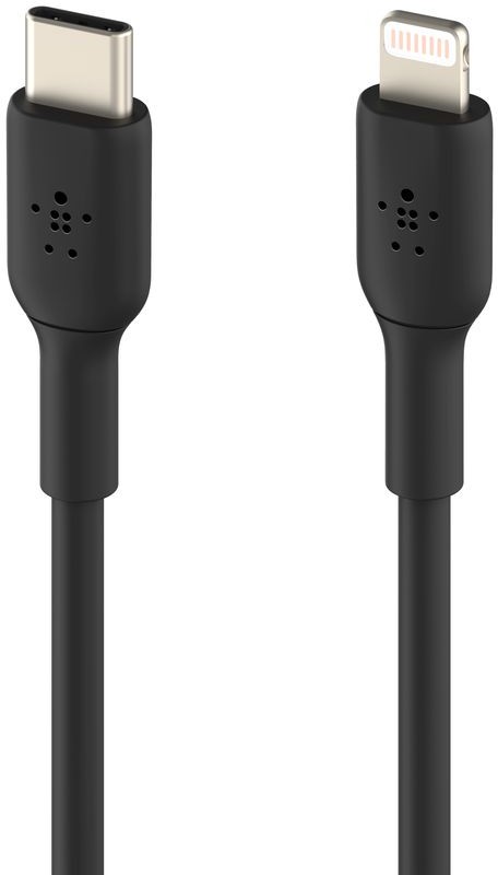 Belkin Кабель BoostCharge USB-C - Lightning, 1 м, пластик, черный