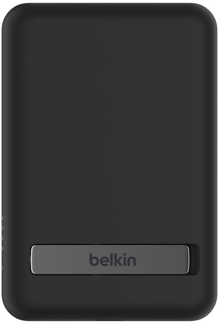 Внешний аккумулятор Belkin Boost Charge Magnetic Wireless с подставкой, 5000 мАч, черный