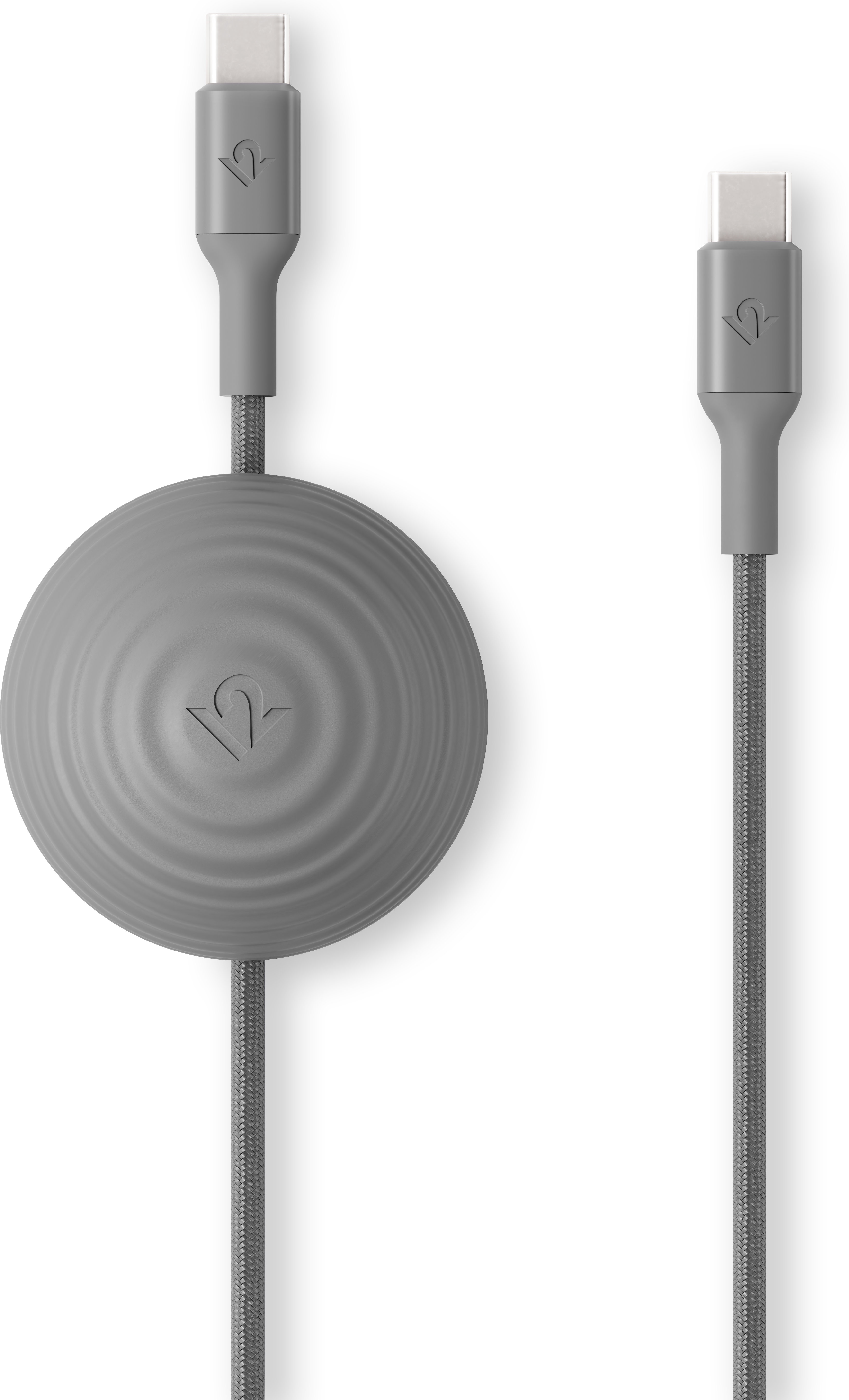 Кабель Twelve South CableStay USB-C - USB-C, 1,5м, графит