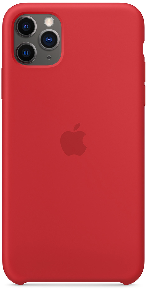 Чехол для iPhone 11 Pro Max, силикон, (PRODUCT)RED