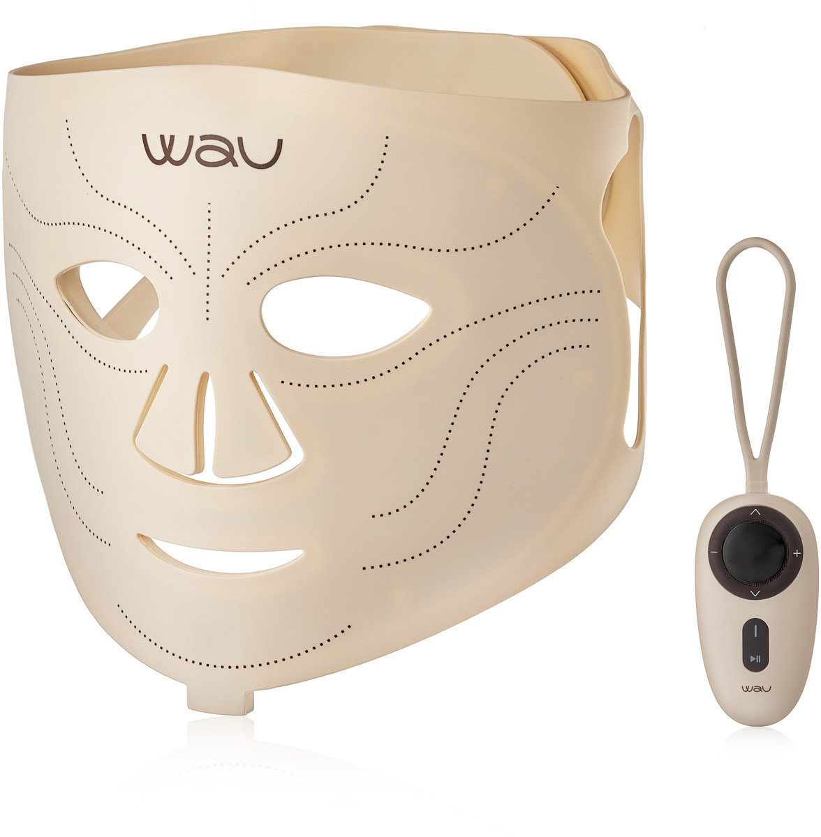 Маска для светотерапии лица WAU LED FACE MASK, бежевый