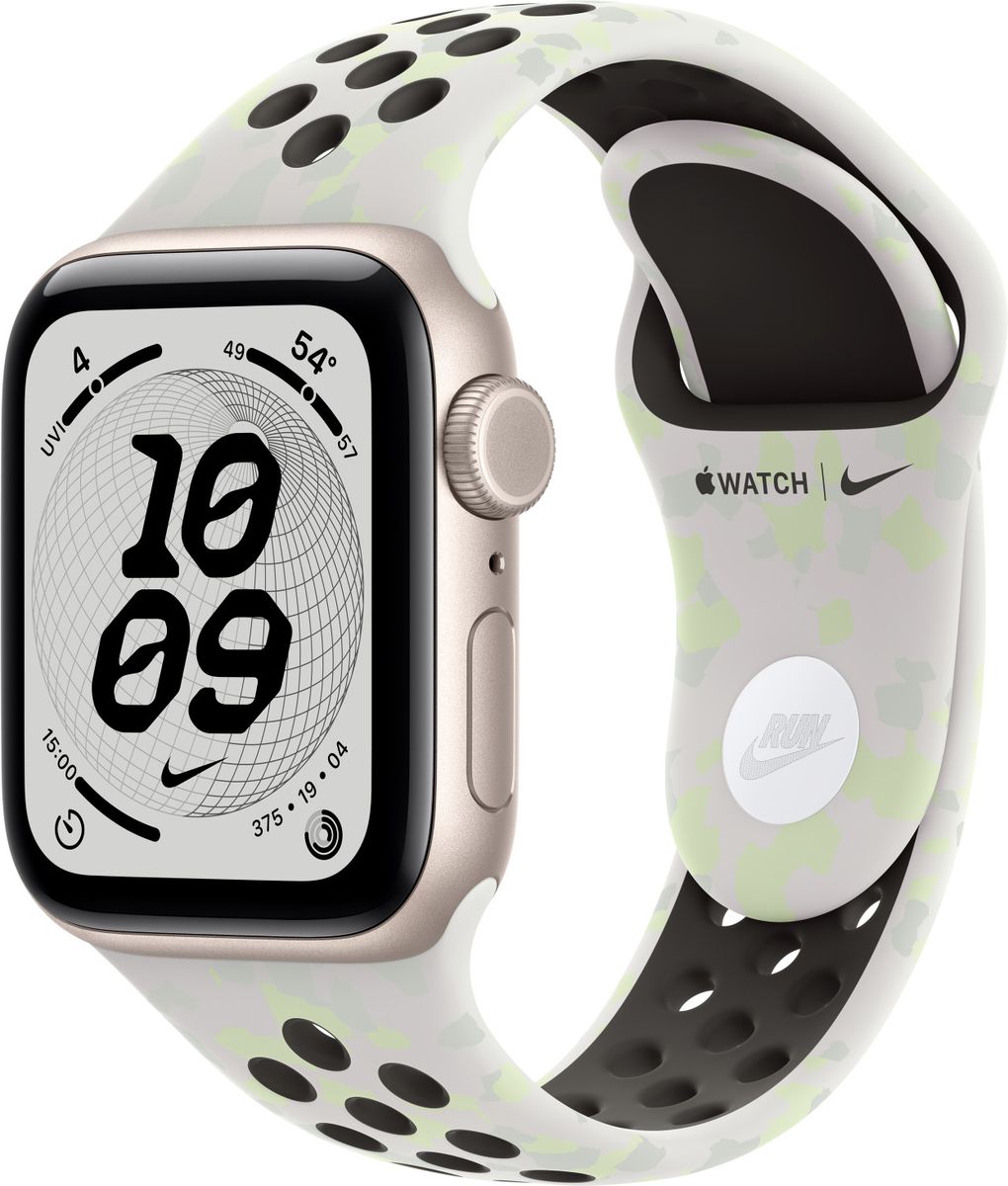 Спортивный ремешок Nike для Apple Watch 40 мм, размер S/M, Essential White