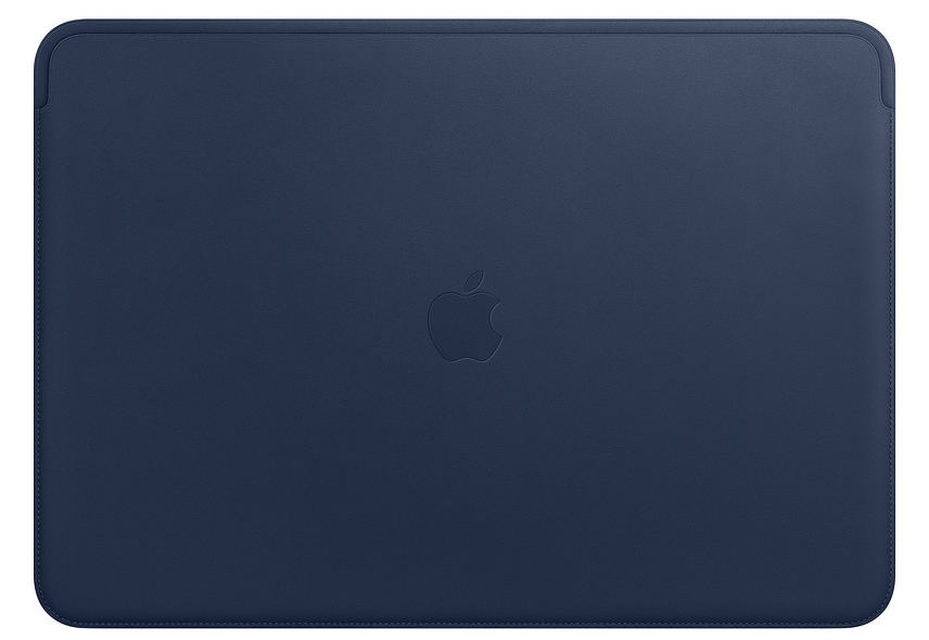 

Apple Чехол Leather Sleeve для MacBook 15" тёмно-синий