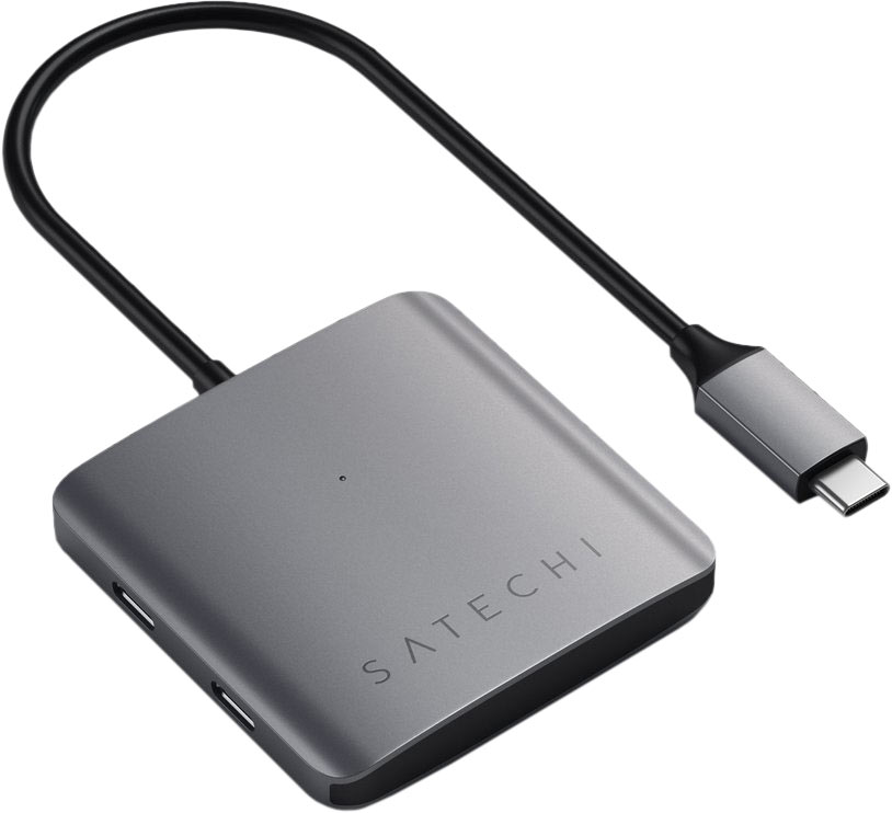 

Satechi Адаптер USB-C 4 в 1, серый