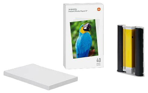 Бумага для фотопринтера Xiaomi Instant Photo Paper 6", 40 листов, Белый