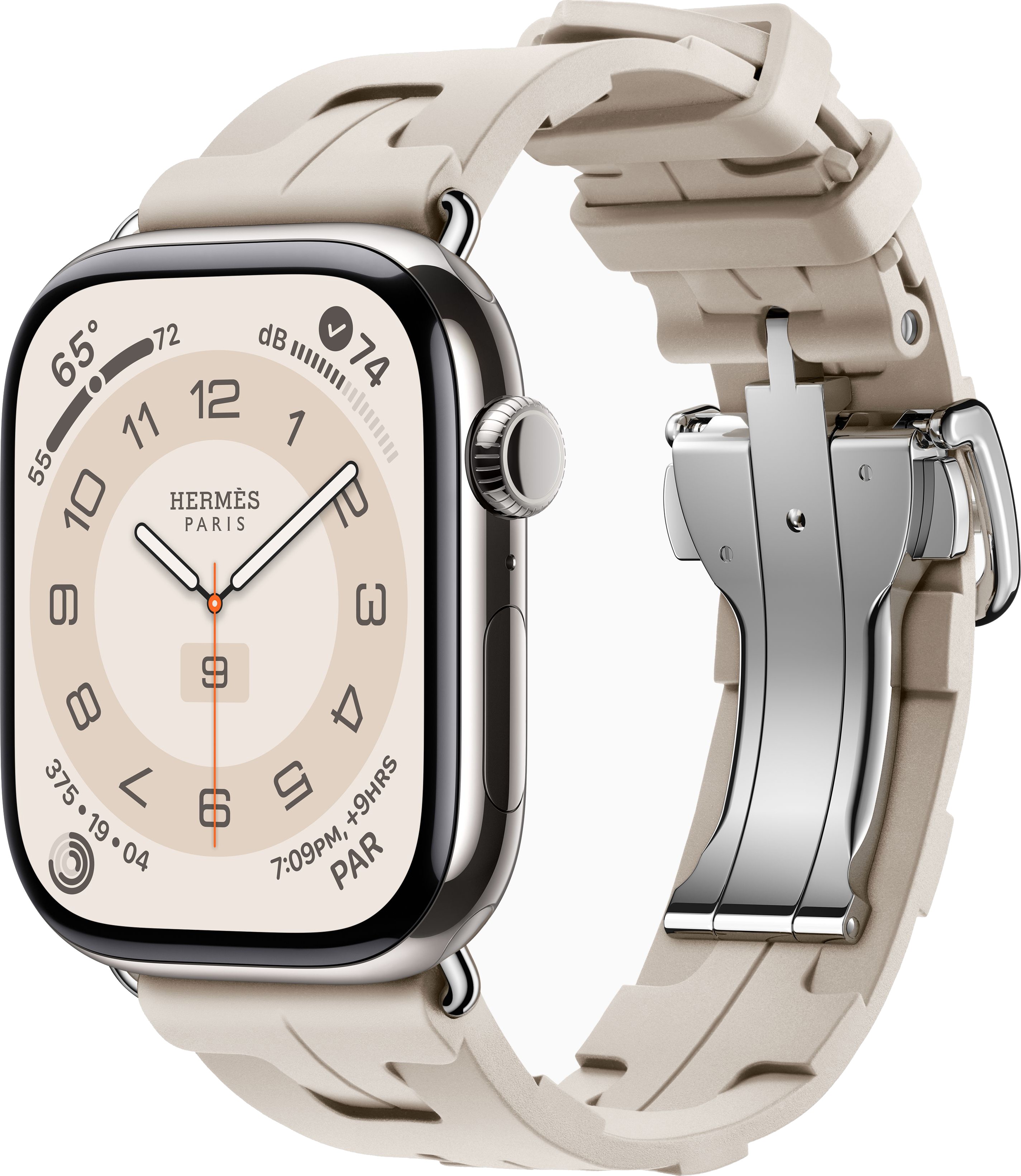 

Apple Watch Series 10 Hermes, 46 мм, титановый корпус, резиновый ремешок бежевого цвета, Бежевый, Watch Series 10 Hermes, 46 мм, титановый корпус, резиновый ремешок бежевого цвета