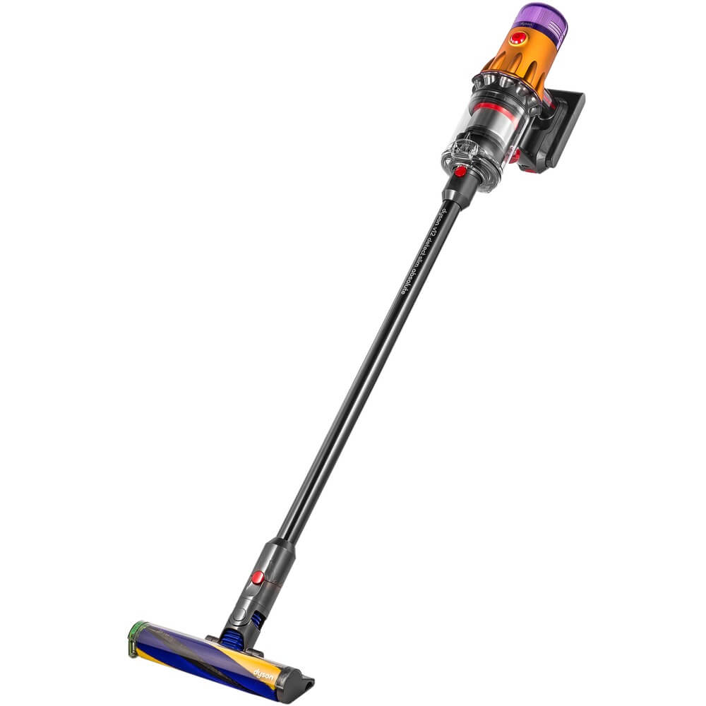 Беспроводной пылесос Dyson V12 Detect Slim Absolute, желтый/фиолетовый