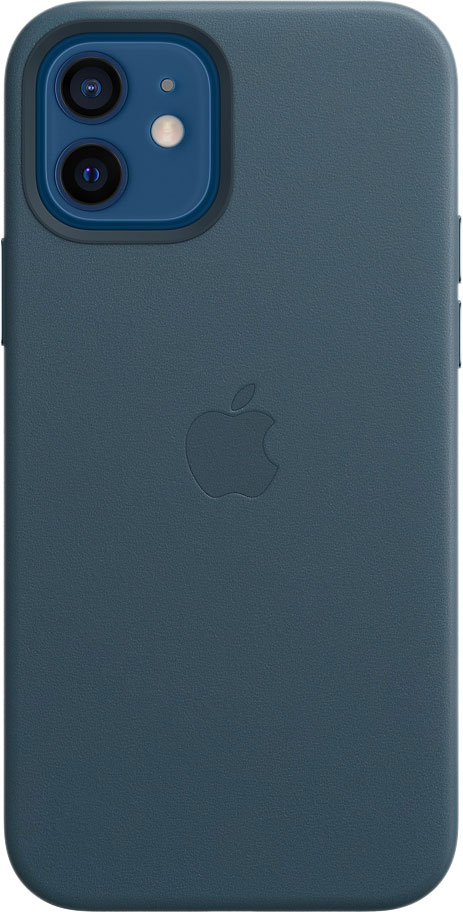 Чехол MagSafe для iPhone 12/12 Pro, кожа, «балтийский синий»