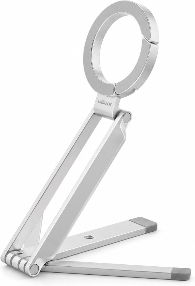 Держатель uBear Angle MagSafe для смартфона, серебристый