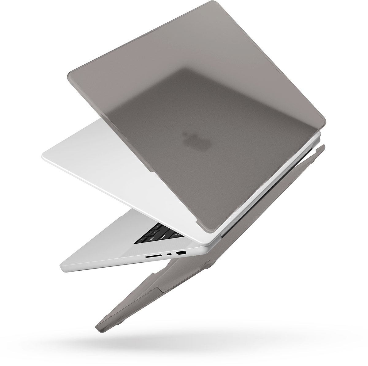 

Накладка Uniq Claro для Macbook Pro 14" M1-М5 (2021-2025), матовый серый, Накладка Claro для Macbook Pro 14" M1-М5 (2021-2025), матовый серый