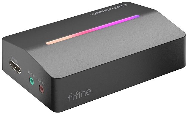 Карта видеозахвата Fifine V3, черный