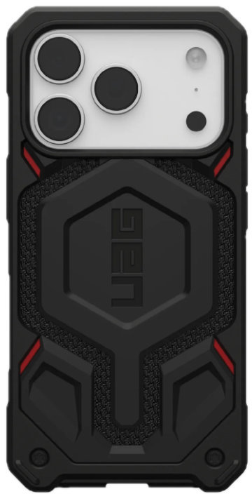 

Чехол UAG Monarch Pro MagSafe для iPhone 17 Pro, черный, Чехол Monarch Pro MagSafe для iPhone 17 Pro, черный