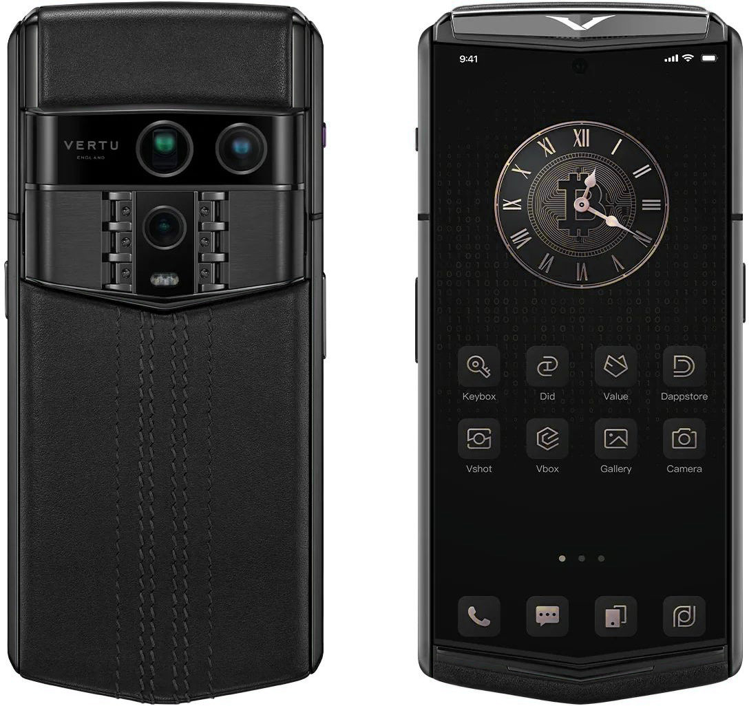 Смартфон VERTU Agent Q-Black Regular Set Quilted Stitch, 1 ТБ, Black