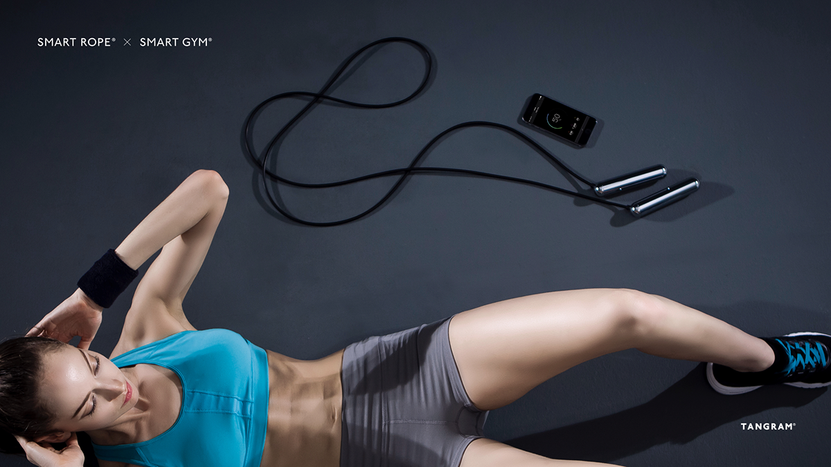 Купить Умная светодиодная скакалка Tangram Factory Smart Rope, размер S ...