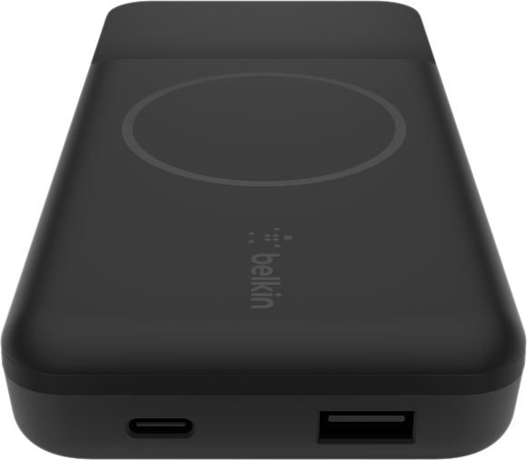 Внешний аккумулятор с функцией БЗУ Belkin Magnetic Wireless + кабель USB-A - USB-С, 10000 мАч, черный Вид№2