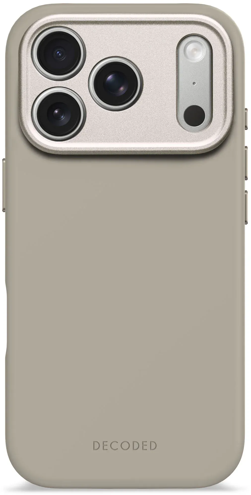 

Чехол Decoded Silicone Case Soft Taupe для iPhone 17 Pro, силикон, серо-коричневый, Чехол Silicone Case Soft Taupe для iPhone 17 Pro, силикон, серо-коричневый